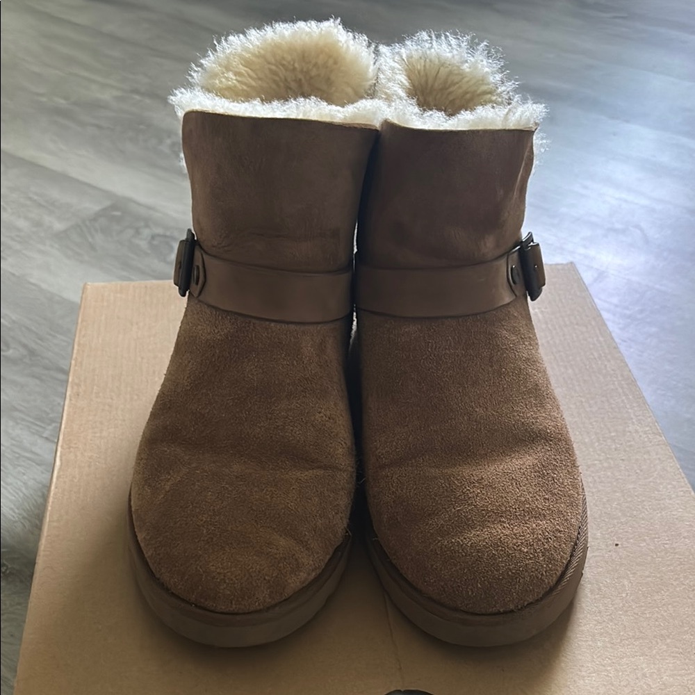 UGG Tan Suede Winter Boots